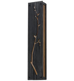5"W Sprig Rustic Lodge Wall Sconce