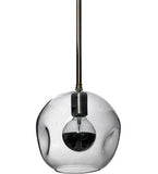 8.5"W Deformado Globe Contemporary Mini Pendant