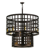 40"W Cilindro Golpe Industrial Pendant