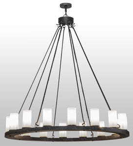 60"W Loxley 16 Lt Chandelier