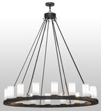 60"W Loxley 16 Lt Chandelier
