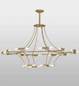 87"W ISON 36 Lt Contemporary Chandelier