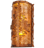 9.5"W Lodge Tamarack LED Wall Sconce