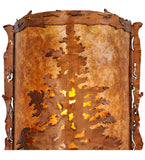 9.5"W Lodge Tamarack LED Wall Sconce