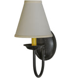 7"W Classic W/Fabric Shade Wall Sconce