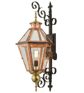 14"W Millesime Lantern Victorian Outdoor Wall Sconce