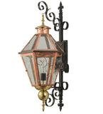 14"W Millesime Lantern Victorian Outdoor Wall Sconce