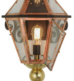 14"W Millesime Lantern Victorian Outdoor Wall Sconce