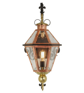 14"W Millesime Lantern Victorian Outdoor Wall Sconce