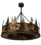 44.5"W Tall Pines W/Up And Downlights Chandel-Air Fan