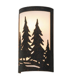 8"W Tall Pines Ada Lodge Wall Sconce