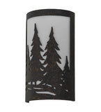 8"W Tall Pines Ada Lodge Wall Sconce