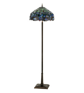 67"H Tiffany Hanginghead Dragonfly Floor Lamp