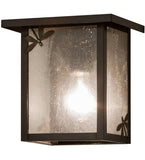 8"W Hyde Park Dragonfly Outdoor Wall Sconce