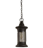 8"W Camp Uncas Rustic Lodge Lantern Pendant