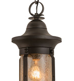 8"W Camp Uncas Rustic Lodge Lantern Pendant