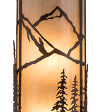 8"W Alpine Right Lodge Wall Sconce