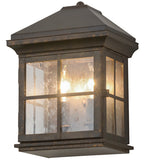 8"W Myles Lantern Outdoor Wall Sconce