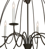 48"W Polonaise 12 Lt Two Tier Contemporary Chandelier