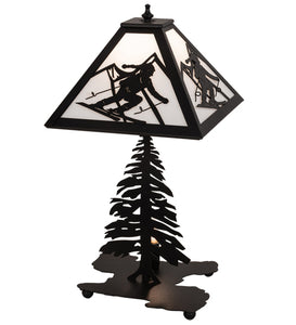 21"H Alpine Rustic Lodge Table Lamp