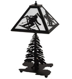 21"H Alpine Rustic Lodge Table Lamp