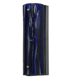 5.5"W Metro Fusion Midnight Modern Outdoor Wall Sconce