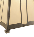 31"H Double Bar Mission Table Lamp