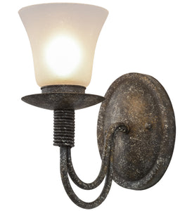 5"W Bell Gothic Wall Sconce