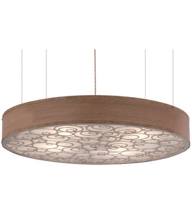 36"W Cilindro Spiral Contemporary Ceiling Pendant