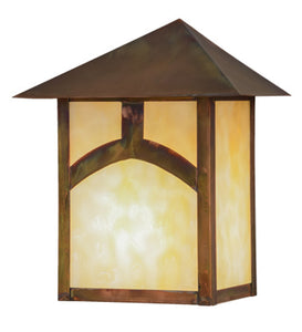 9"W Seneca Hill Top Outdoor Wall Sconce