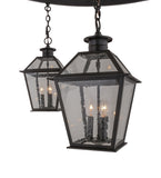 62"W Coach 5 Lt Contemporary Chandelier