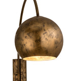 18"W Contemporary Bola Swing Arm Wall Sconce