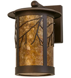  8"W Branches Rustic Outdoor Wall Sconce