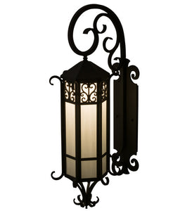 12"W Caprice Lantern Victorian Outdoor Wall Sconce-