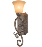 6"W Thierry 1 Lt Victorian Lodge Wall Sconce