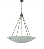 36"W Dia Contemporary Inverted Pendant