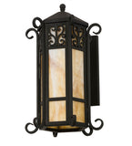 12"W Mission Caprice Oudoor Lantern Wall Sconce