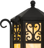 12"W Mission Caprice Oudoor Lantern Wall Sconce