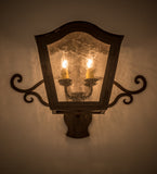21.5"W Christian Victorian Wall Sconce