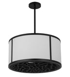 24"W Cilindro Cellog Contemporary Pendant