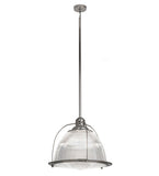 26"W Prismatic Industrial Ceiling Pendant