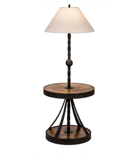 58"H Achse Rustic Lodge Floor Lamp