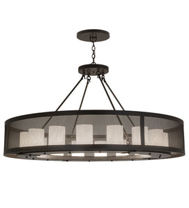 56"W Loxley Golpe 16 Lt Industrial Chandelier