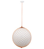 24"W Malla Pelota Contemporary Ceiling Pendant