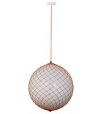 24"W Malla Pelota Contemporary Ceiling Pendant