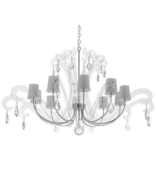 55"W Lienz 10 Lt Victorian Mission Chandelier-Make An Elegant Statement ...