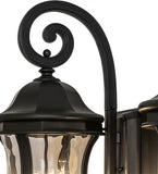 33"W Monticello 2 Lt Outdoor Wall Sconce