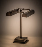 16"H Utica Library Rustic Mission Desk Lamp