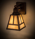 6"W "T" Mission Wall Sconce