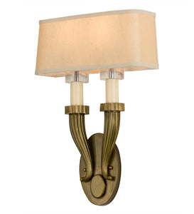 12"W Bancroft 2 Lt Traditional Wall Sconce